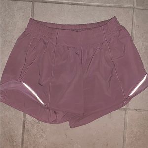 Pink Lululemon shorts